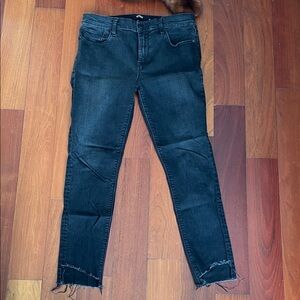 Hudson Jeans Black Mid Rise Super Skinny